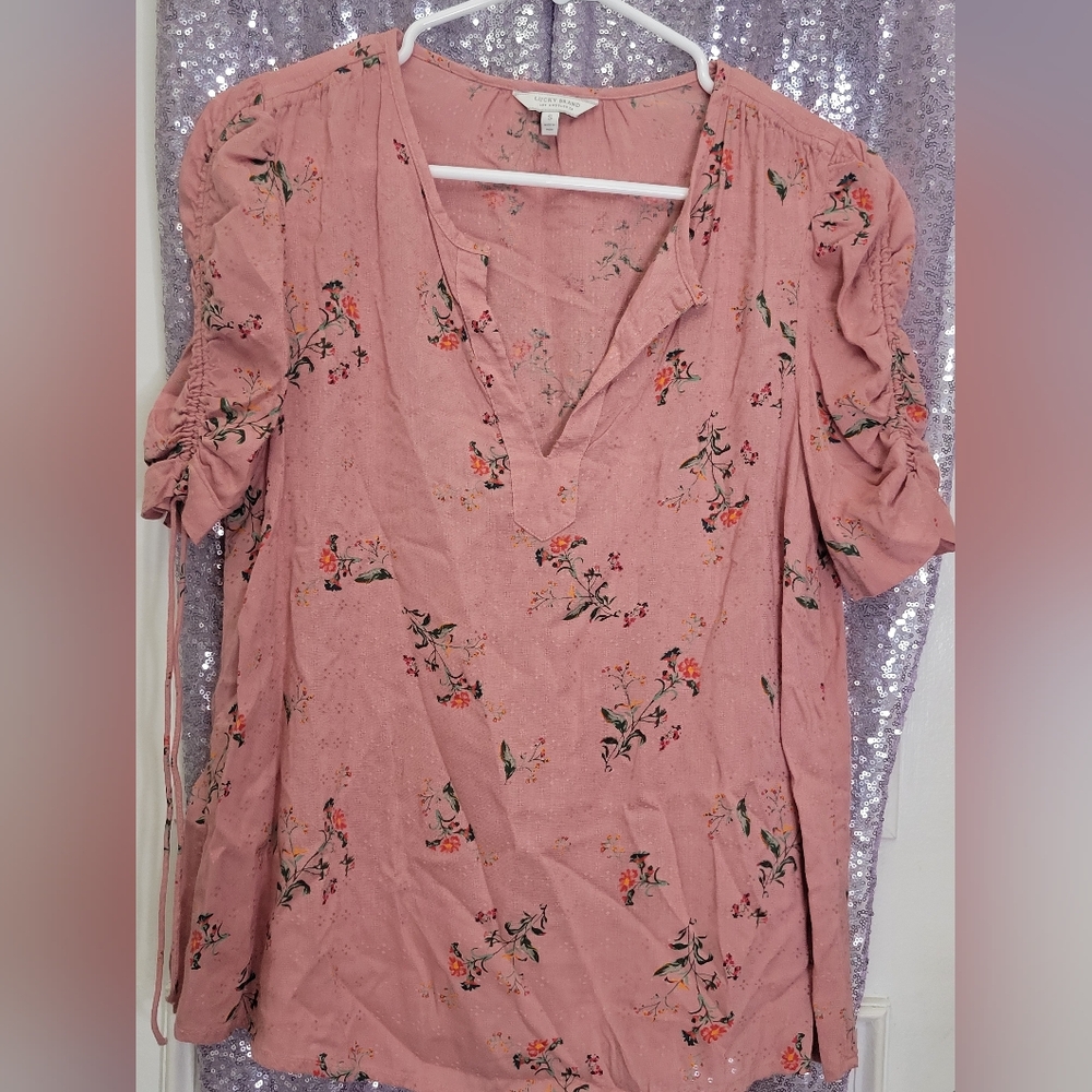 Lucky Brand Pink Floral Dress